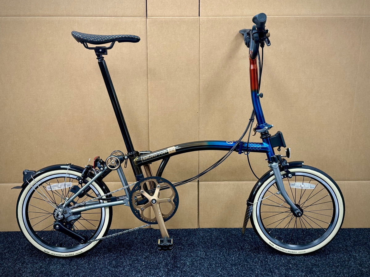 Brompton 1975 Anniversary Edition C Line 12-Speed Mid-HB WITH BAGS!