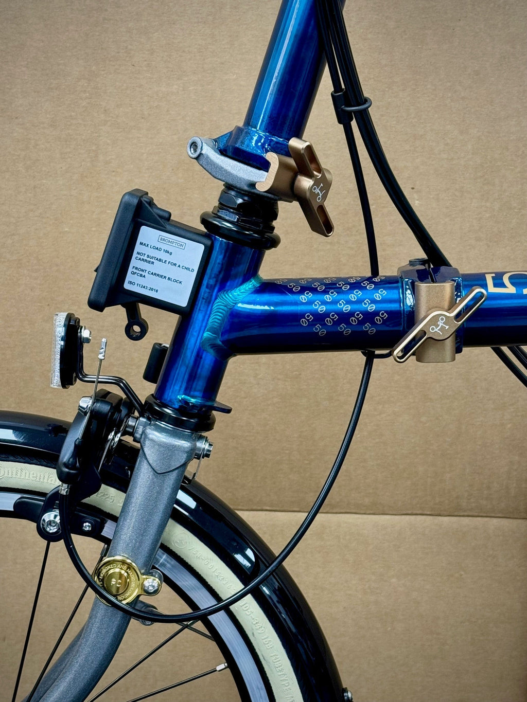 Brompton 1975 Anniversary Edition C Line 12-Speed Mid-HB WITH BAGS!