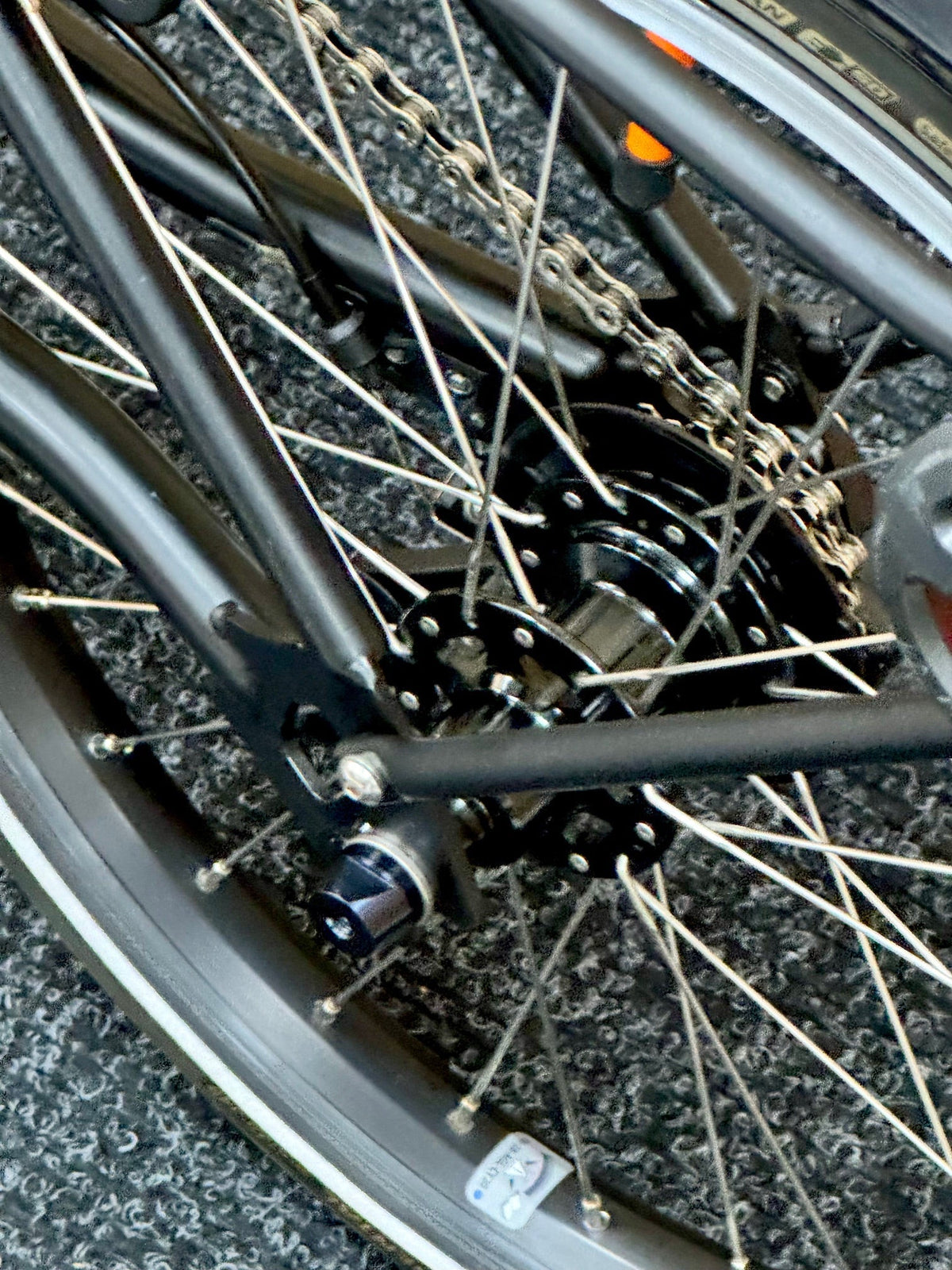 Brompton Pre-Owned P Line 4-Speed Electric Black Metallic