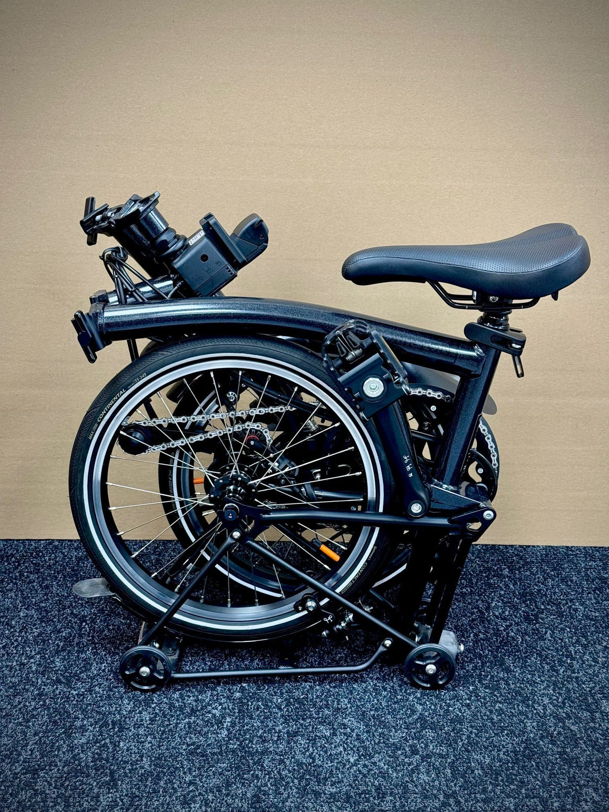 Brompton Pre-Owned P Line 4-Speed Electric Black Metallic