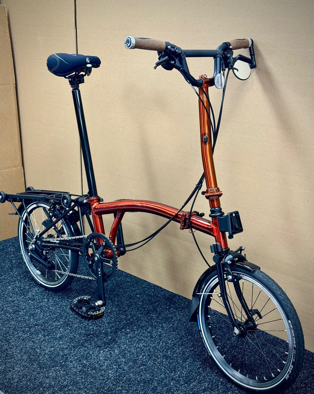 Brompton Pre-Owned Superlight High-HB 6-Speed Flame Lacquer