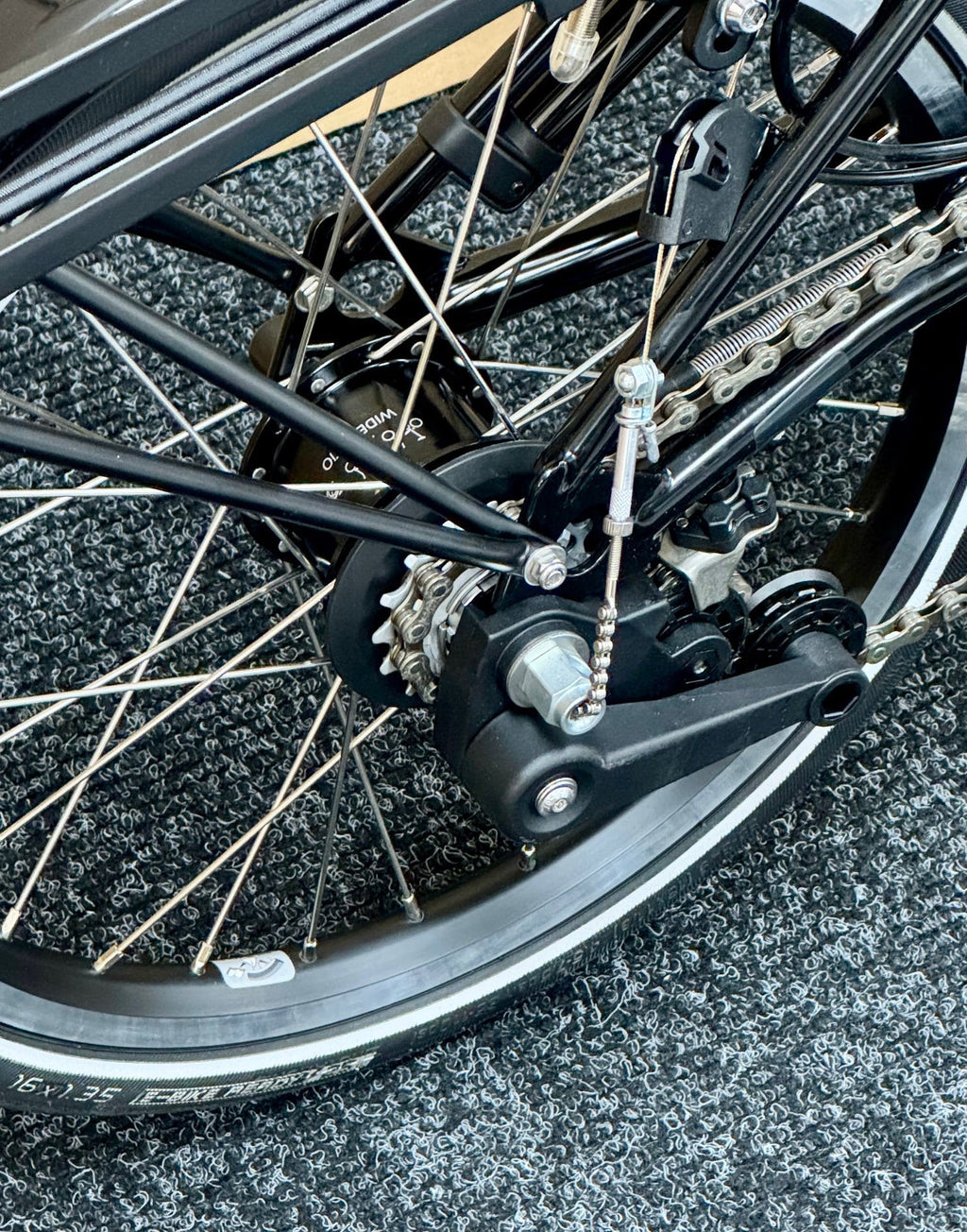 Brompton Pre-Owned Superlight High-HB 6-Speed Flame Lacquer