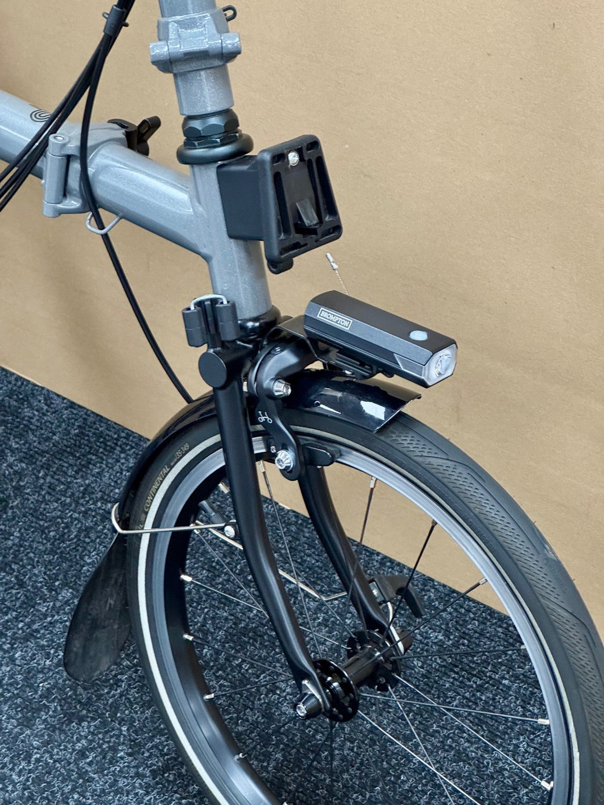 Brompton Pre-Owned P Line 12-Speed High-HB Grey Metallic