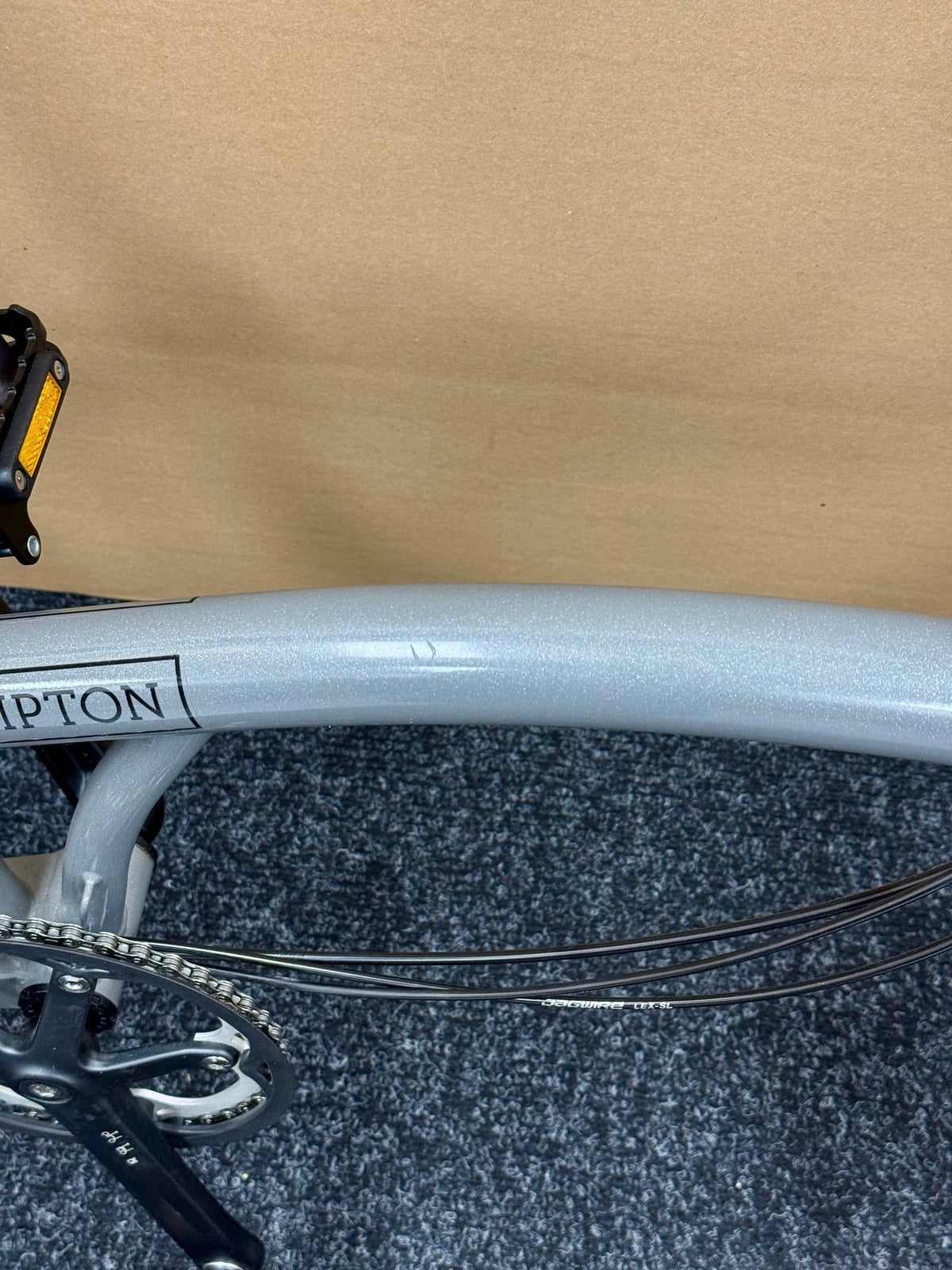 Brompton Pre-Owned P Line 12-Speed High-HB Grey Metallic