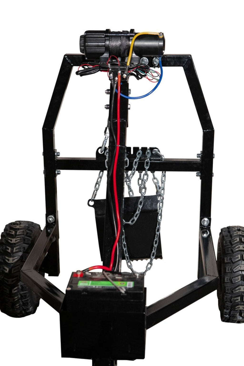 MotoAlliance Impact Implements Log Hauler 1500 Lbs Capacity with Viper Winch New - IP4424_MD4500_BK