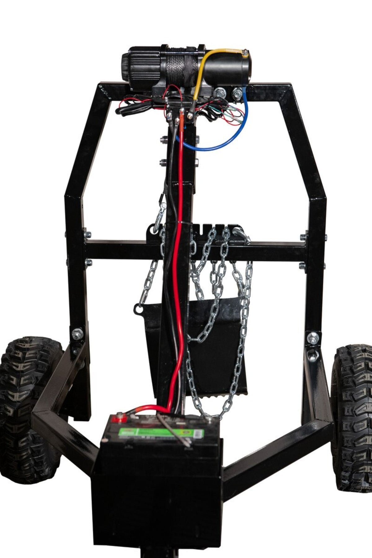 MotoAlliance Impact Implements Log Hauler 1500 Lbs Capacity with Viper Winch New - IP4424_MD4500_BK