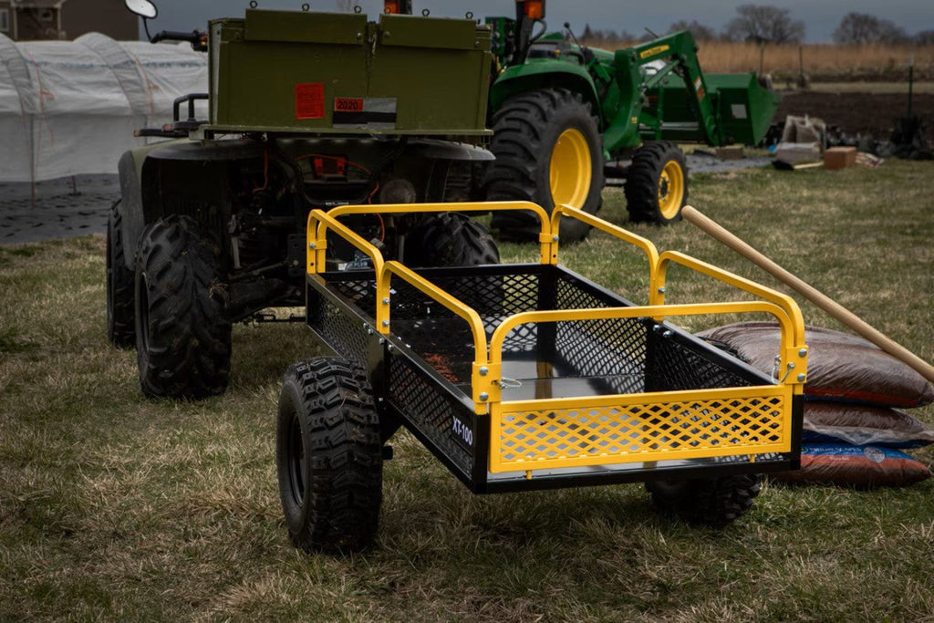 MotoAlliance Impact Implements ATV/UTV Utility Trailer Dump Cart 1000 Lbs Capacity New - IP8210