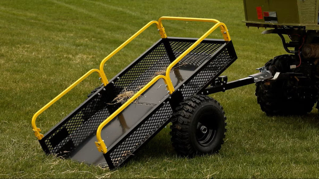 MotoAlliance Impact Implements ATV/UTV Utility Trailer Dump Cart 1000 Lbs Capacity New - IP8210
