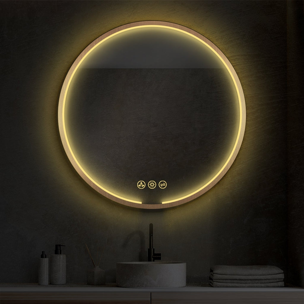 Blossom Oskar 36 Inch Round LED Mirror - LED M7 R36 MB