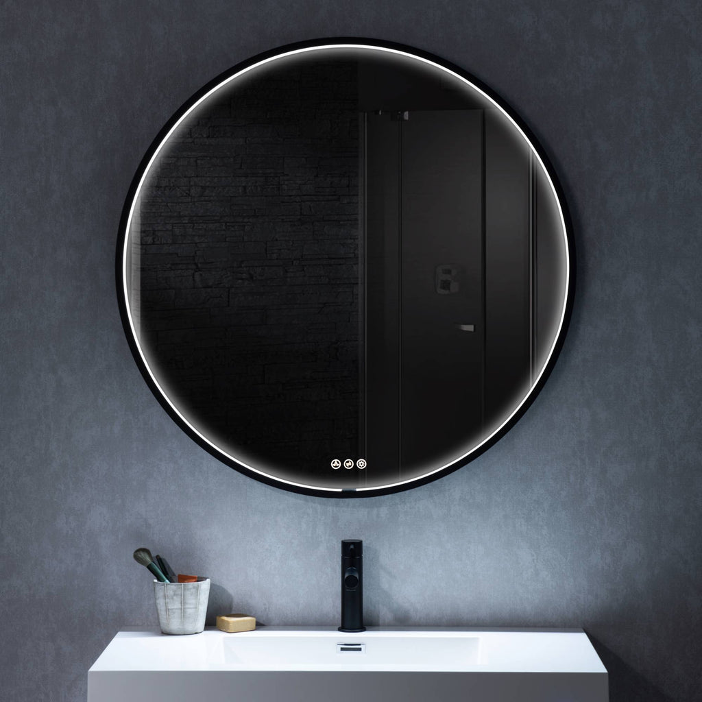 Blossom Oskar 36 Inch Round LED Mirror - LED M7 R36 MB