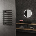 Paris Mirror Leto Wall Mounted Electric Towel Warmer in Black - LETOBLK08