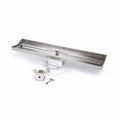 49″ x 8″ Linear Style Match Lit Fire Pit Kit - MLFPK49x8-L-FLEX-NG