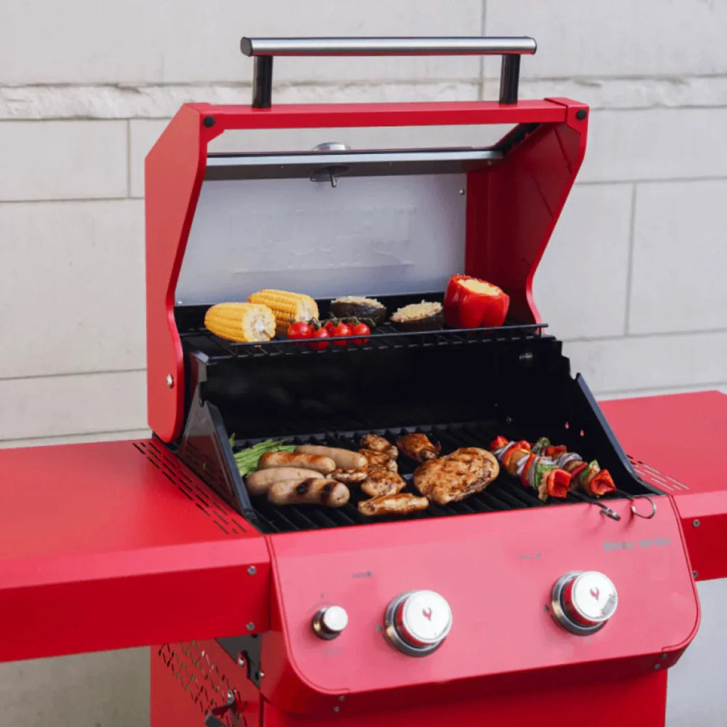 Monument Grills Mesa 200R Series | 2 Burner Propane Gas Grill in Red - M200R