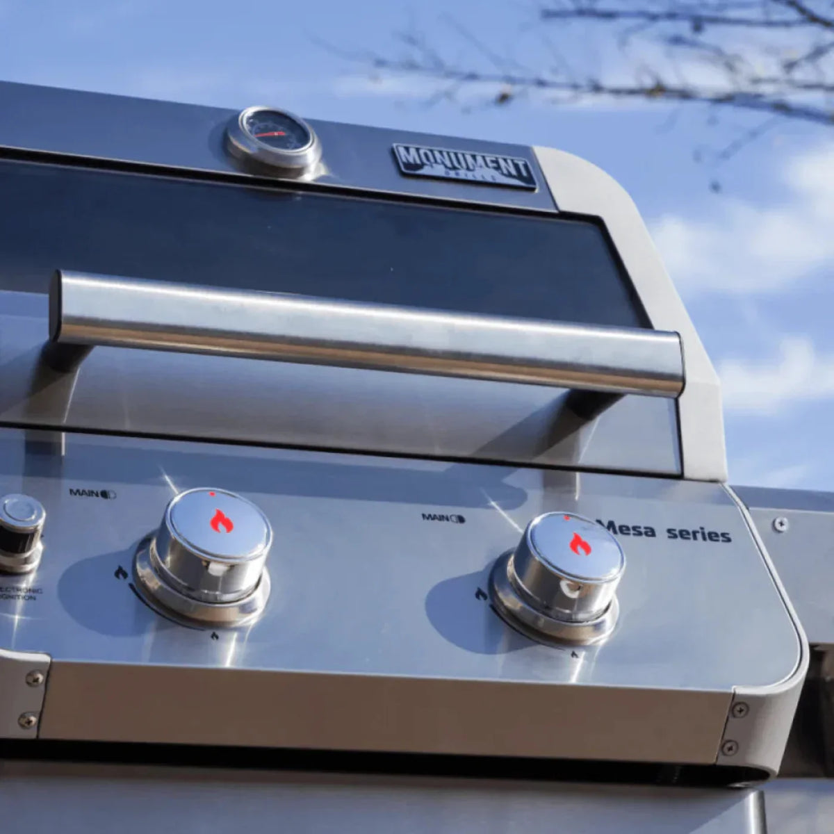 Monument Grills Mesa 200S Series | 2 Burner Propane Gas Grill in Stainless Steel - M200S
