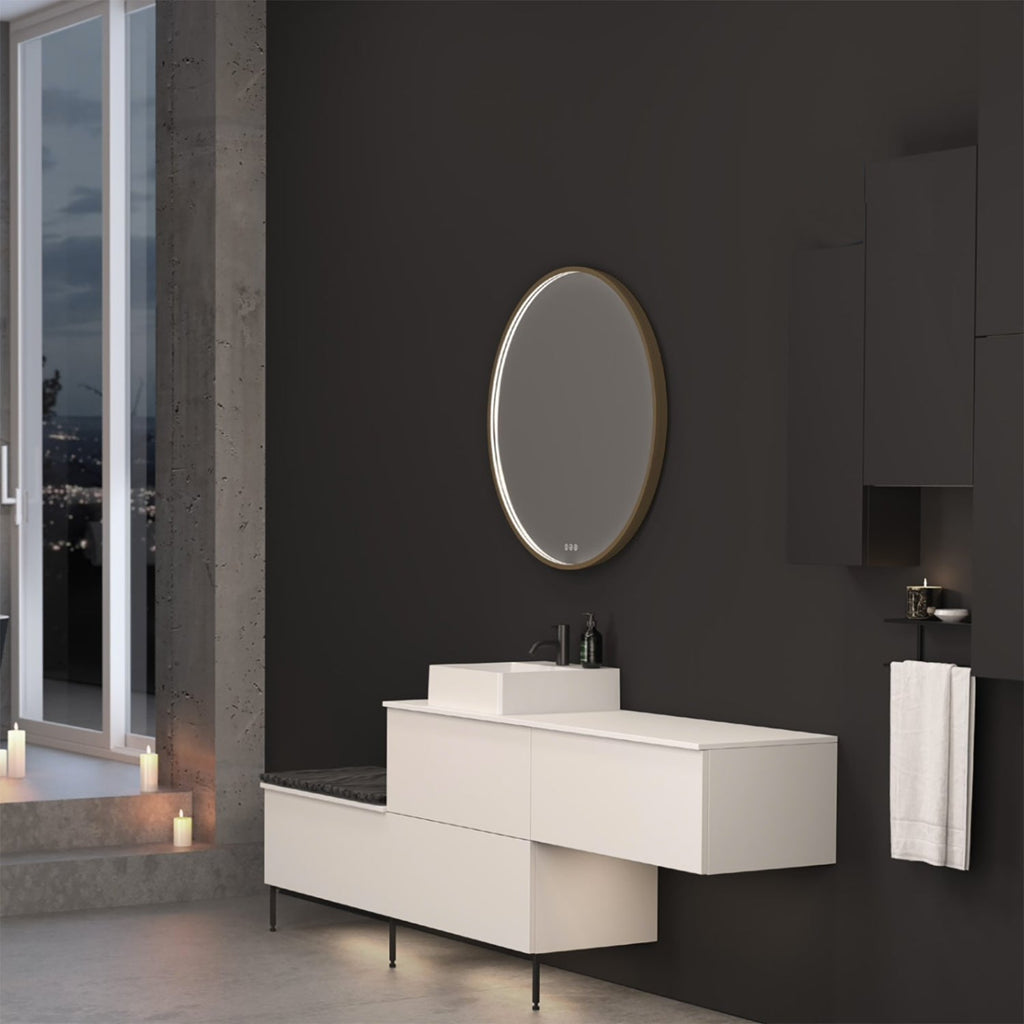 Blossom Oskar 36 Inch Round LED Mirror - LED M7 R36 MB