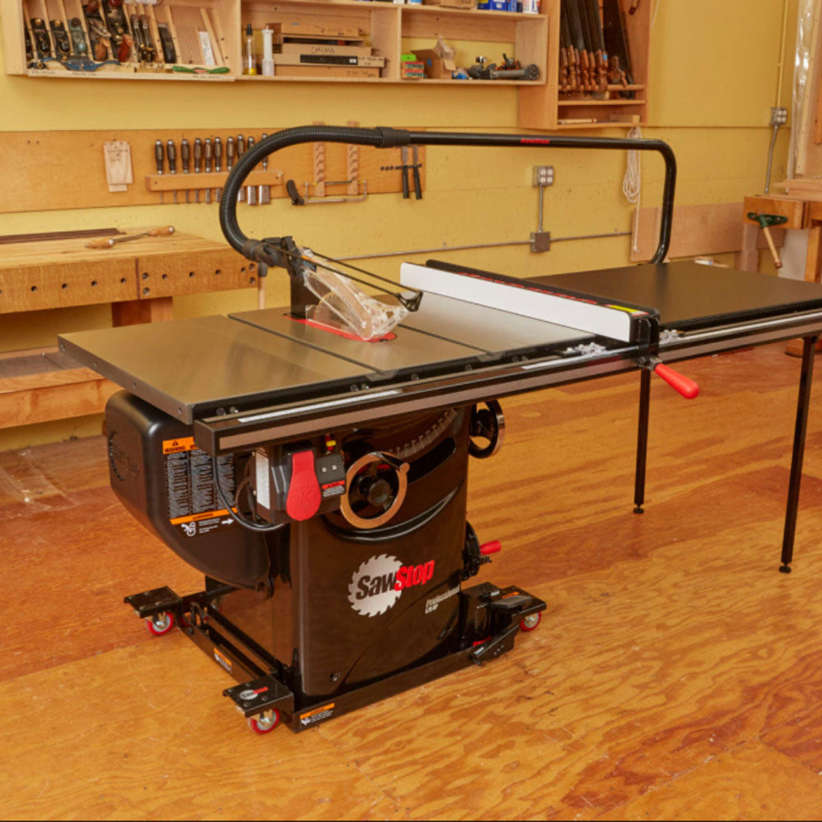 SawStop Industrial Saw Mobile Base w/PCS Mobile Base Conversion Kit - MB-PCS-IND