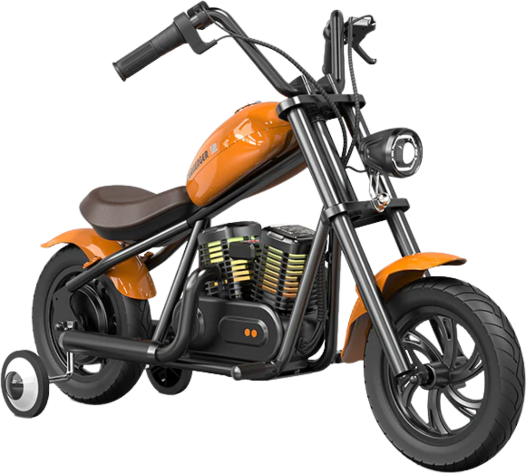 Hyper Gogo Cruiser 12 Plus Electric Motorcycle, Bluetooth - EL-MB03C-ORANGE
