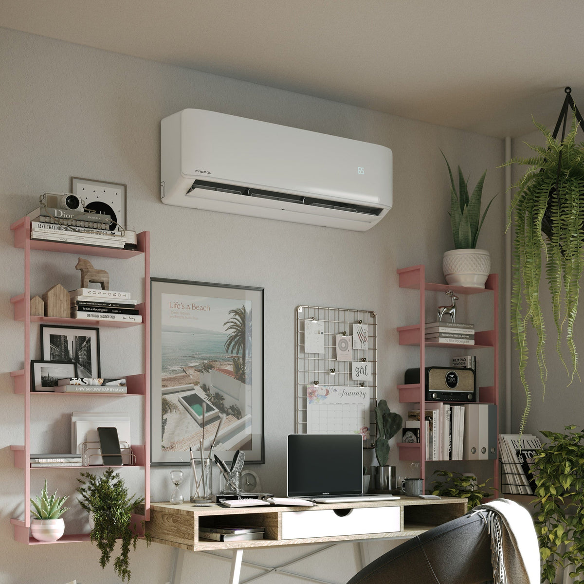 MRCOOL DIY 5th Gen 6,000 BTU Multi-Zone Mini Split Air Handler 230V,  - DIY-06-HP-WMAH-230D25-O