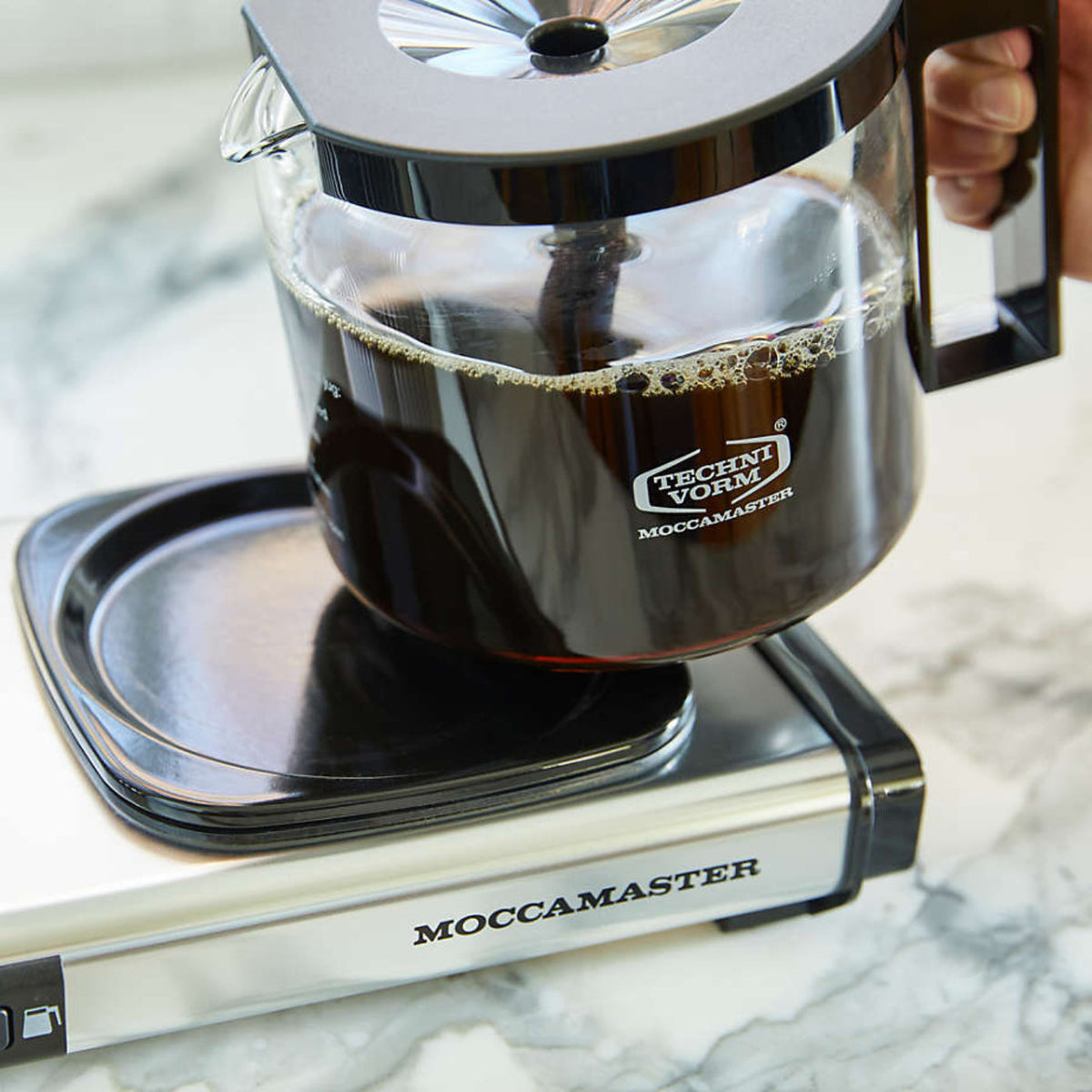 Moccamaster KBGV Select 10-Cup Coffee Maker in Polished Silver - 53941