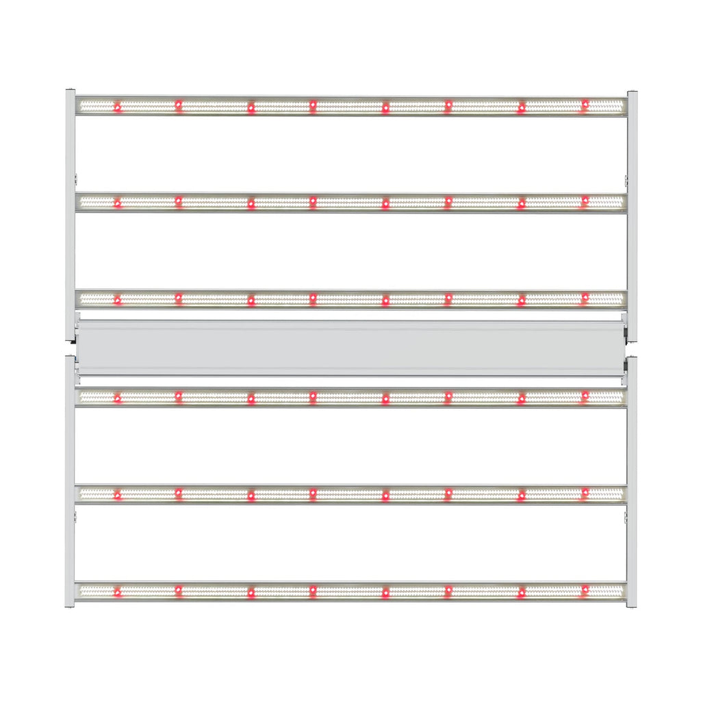 Medic Grow Fold-6 Full Cycle LED Grow Lights for Indoor Plants - 660W, 4X4, High PPFD, Full Spectrum, Onboard Dimmer, Daisy Chain