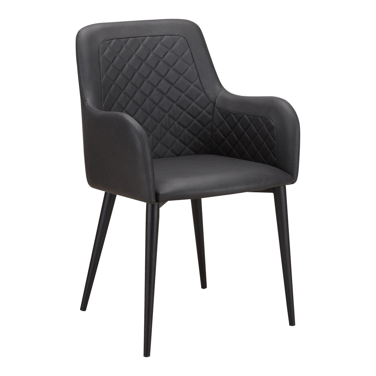 Moe's Home Collection Set of Two Cantata Dining Chair Black ER-2040-02