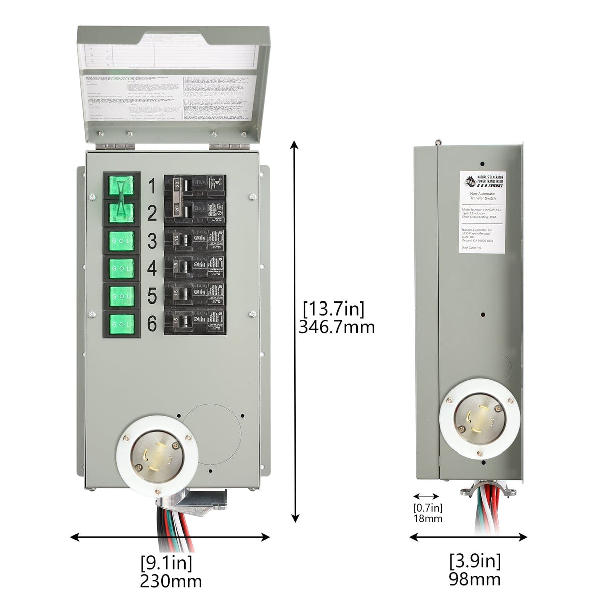 Nature’s Generator Powerhouse Gold Plus PE System