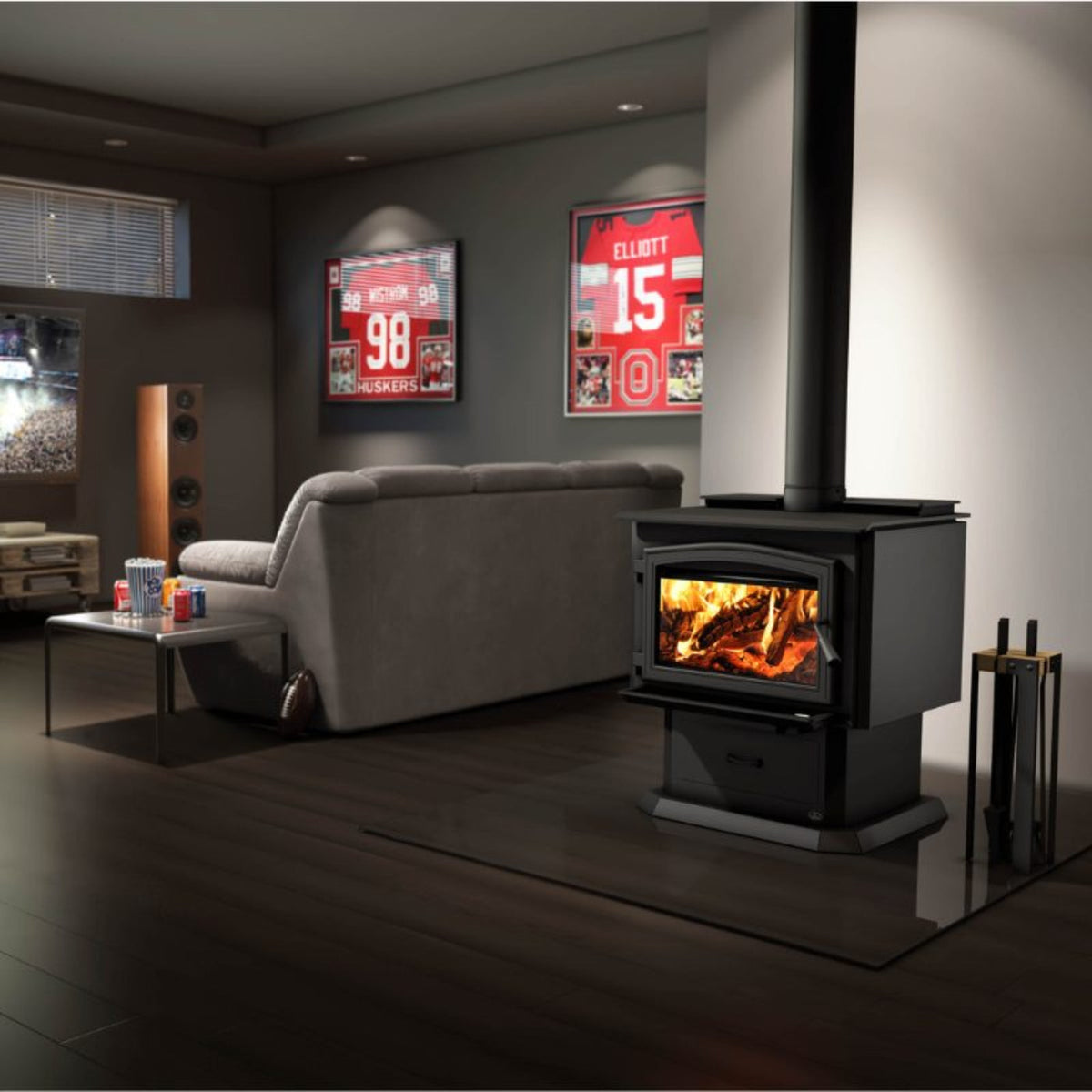Osburn 3500 Wood Stove with Blower  - OB03500