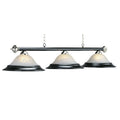 RAM Game Room 60" 3LT Billiard Light-Matte BLK/ST PR260 MB/ST