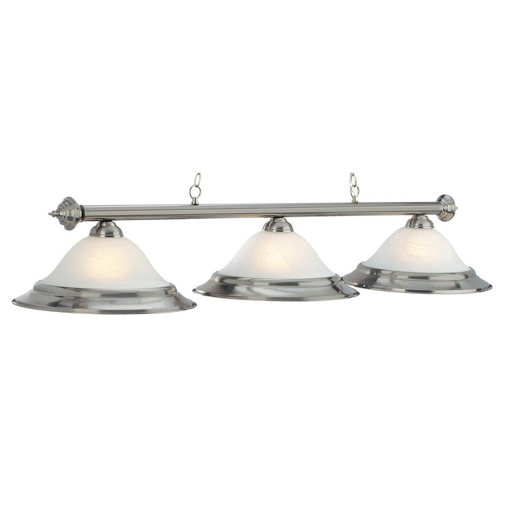 RAM Game Room 60" 3LT Billiard Light-Stainless PR260 ST