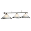 RAM Game Room 60" 3LT Billiard Light-Stainless PR260 ST
