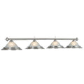 RAM Game Room 82" 4LT Billiard Light-Stainless PR282 ST