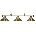 RAM Game Room 54" 3LT Billiard Light-Antique Brass PR54 AB