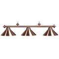 RAM Game Room 54" 3LT Billiard Light-Antique Copper PR54 AC