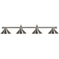 RAM Game Room 78" 4LT Billiard Light-Stainless PR78 ST