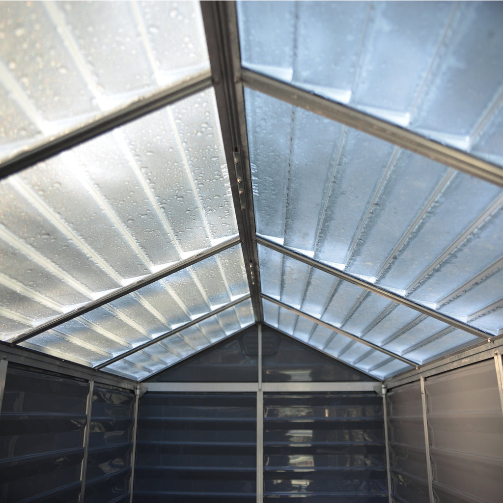 Palram - Canopia | SkyLight Polycarbonate Storage Shed - 6' Wide - HG9603T