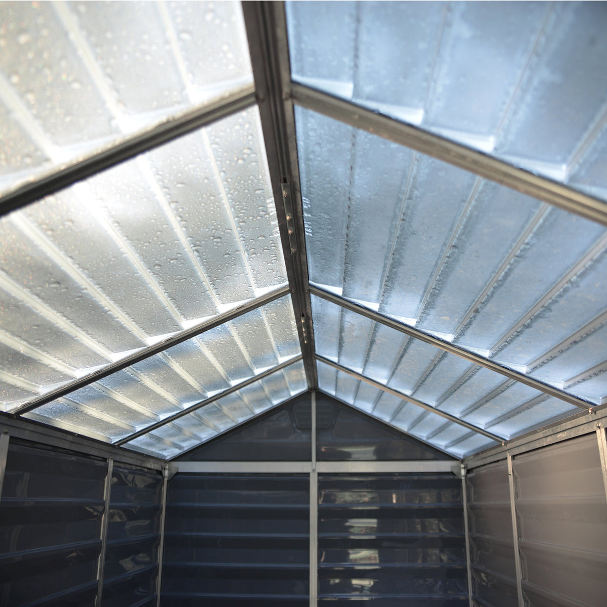 Palram - Canopia | SkyLight Polycarbonate Storage Shed - 6' Wide - HG9603T