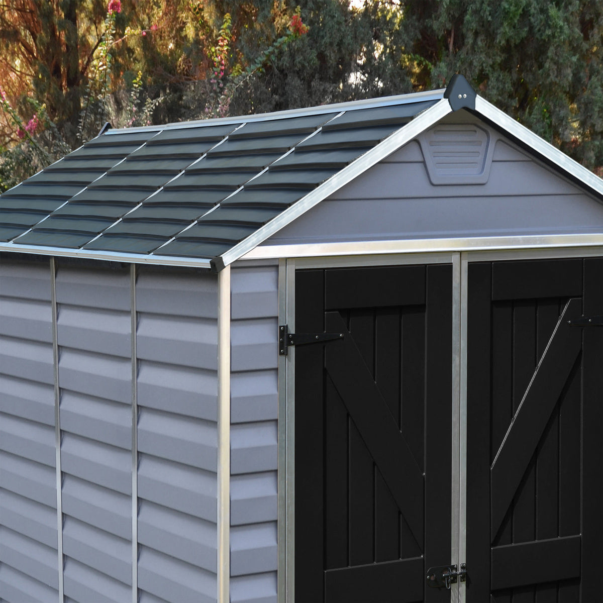 Palram - Canopia | SkyLight Polycarbonate Storage Shed - 6' Wide - HG9603T