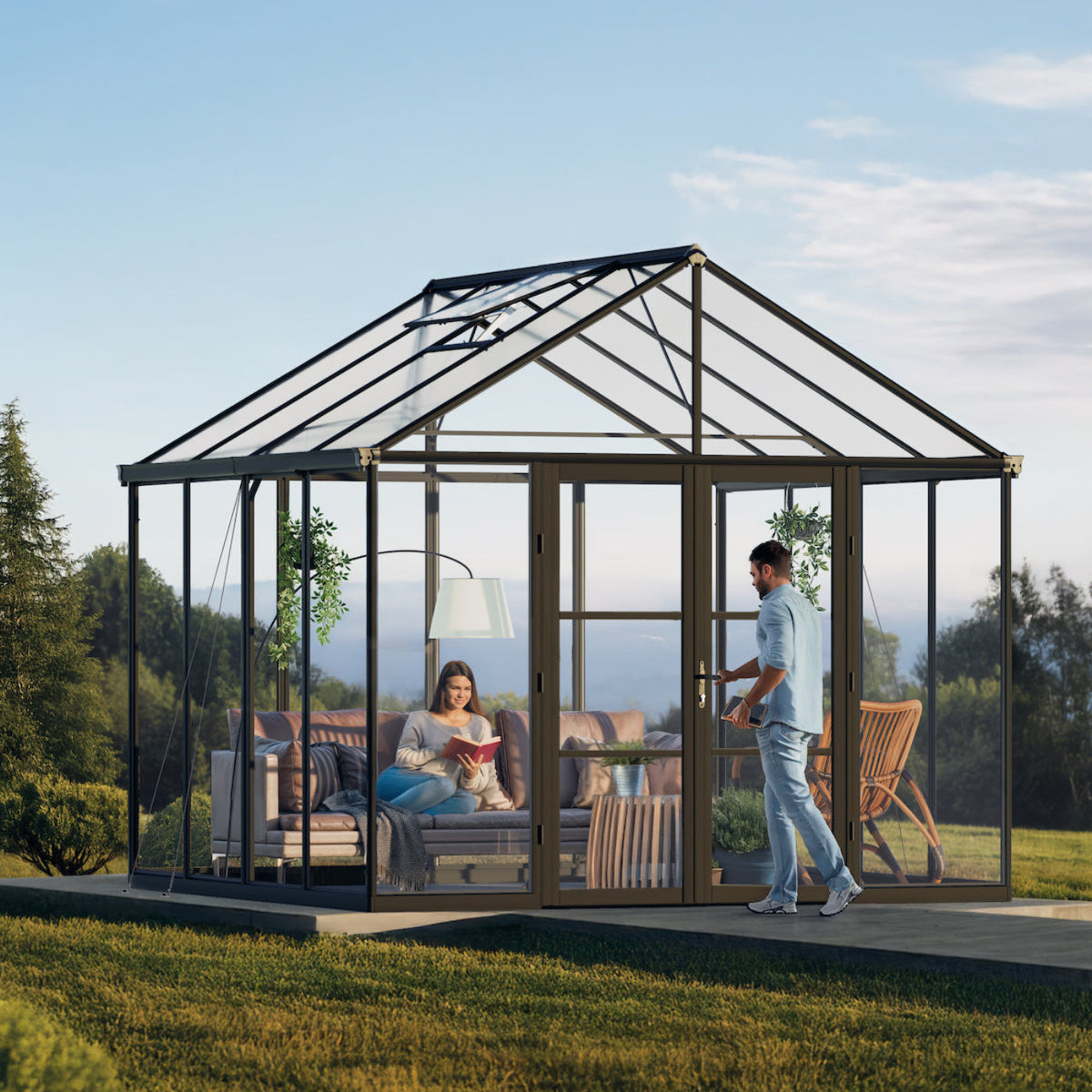 Palram - Canopia | Aria Greenhouse with Polycarbonate Glazing - HG5728