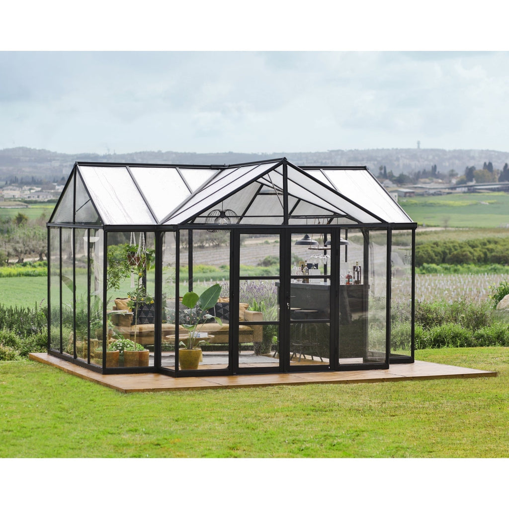 Palram - Canopia | 12x15 Ft Triomphe Chalet Greenhouse - HG5500