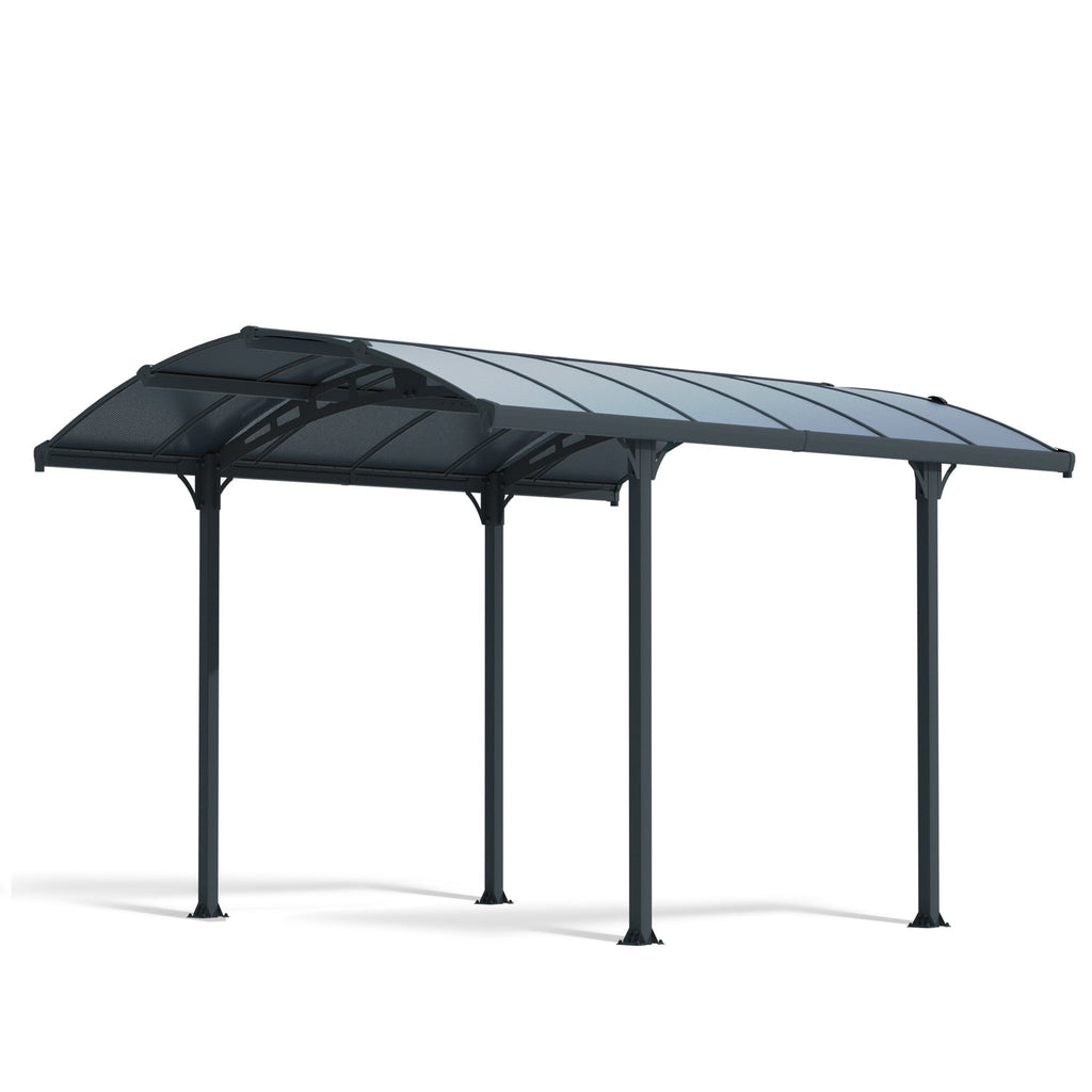Palram - Canopia | Tucson 4300 12x14 Ft Gazebo - Gray - HG9161