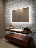 Paris Mirror 48" x 32" Rectangle Reflection Edge Lit Mirror With Touch/ON/OFF Dim Sensor Switch 6000K - REFLX48326000
