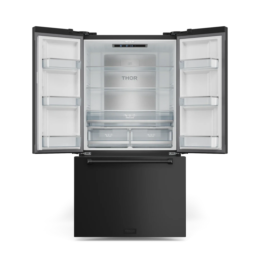Thor Kitchen 36 Inch 20.3 cu ft French Door Counter Depth Refrigerator with Ice Maker | Gordon Ramsay Series - RF3621CTD00