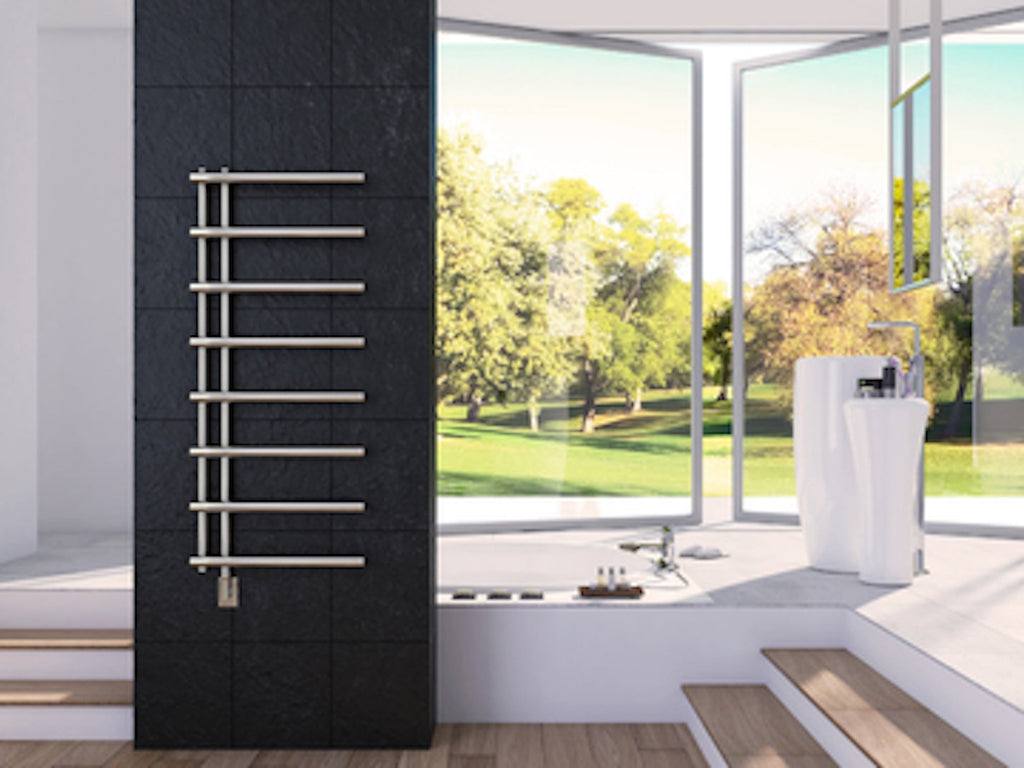 Paris Mirror Rhea Wall Mounted Electric Towel Warmer in Chrome - RHEACHR08