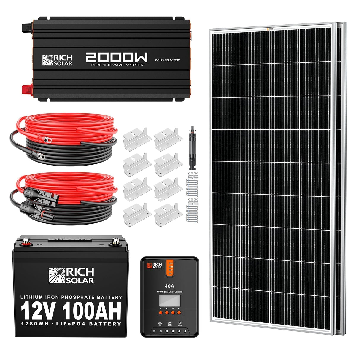 400 Watt Complete Solar Kit