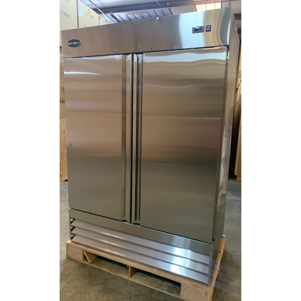 SABA  Two Door Commercial Reach-In Stainless Steel Freezer (1A) -  S-47F