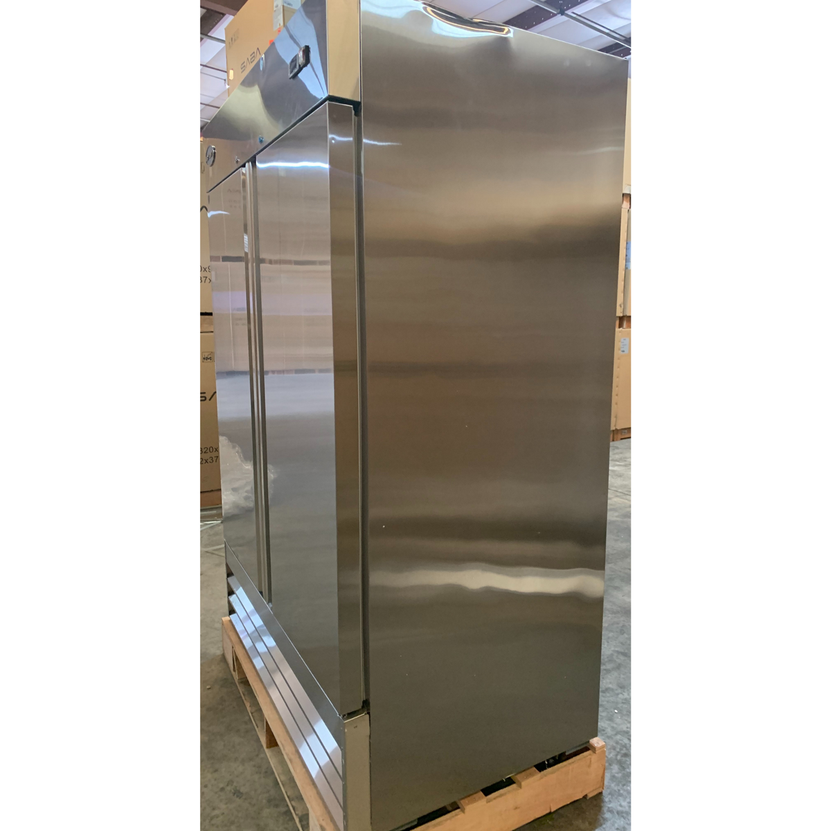 SABA  Two Door Commercial Reach-In Stainless Steel Freezer (1A) -  S-47F