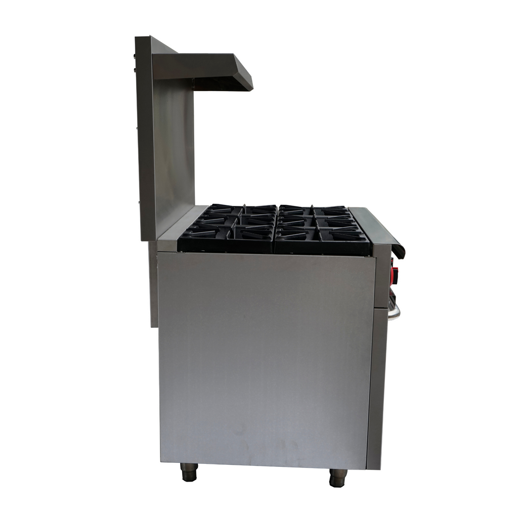 SABA  - Commercial Gas 6 Burner with Oven - GR-36