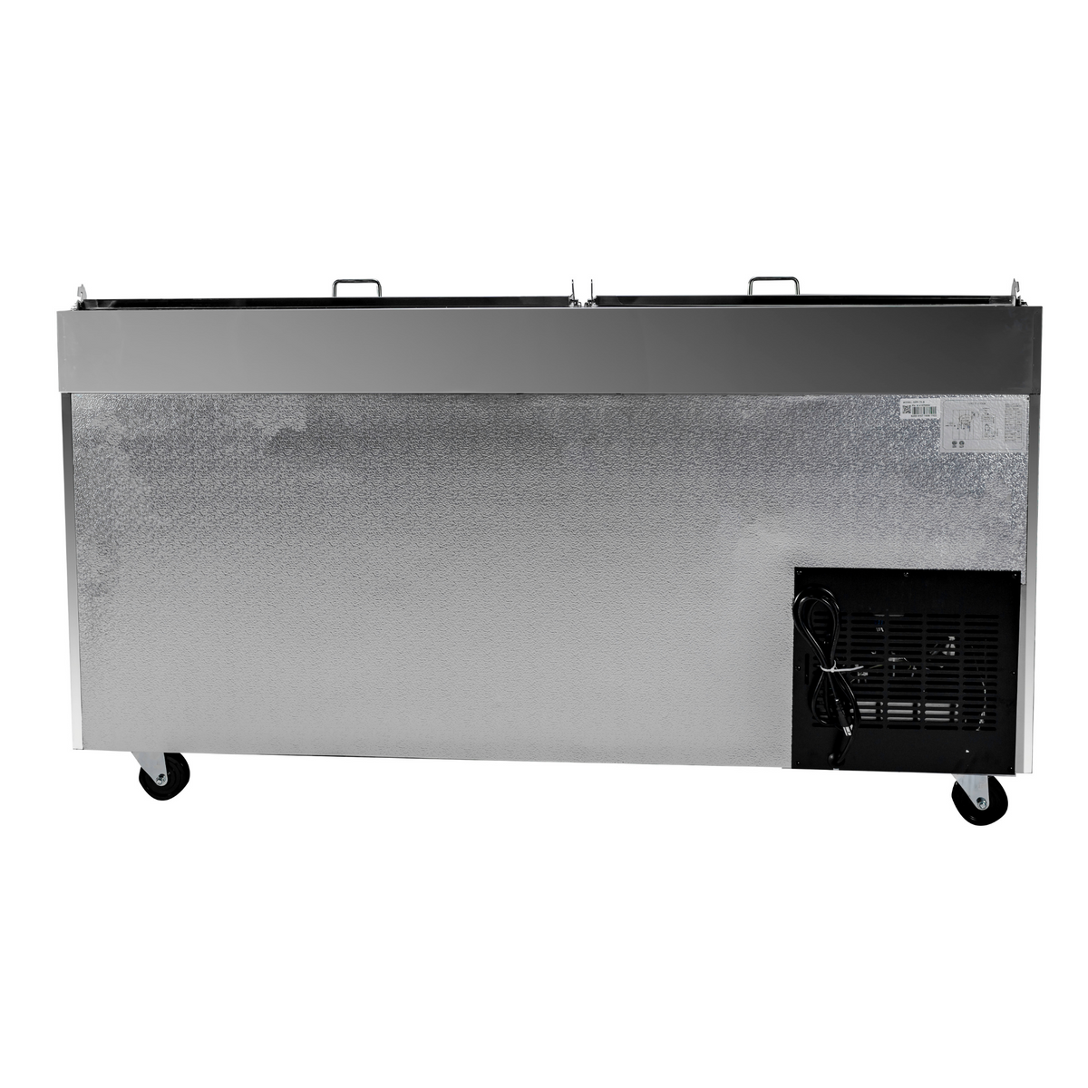 SABA SPP-67-9 - 67" Two Door Commercial Pizza Prep Table with 9 Pans