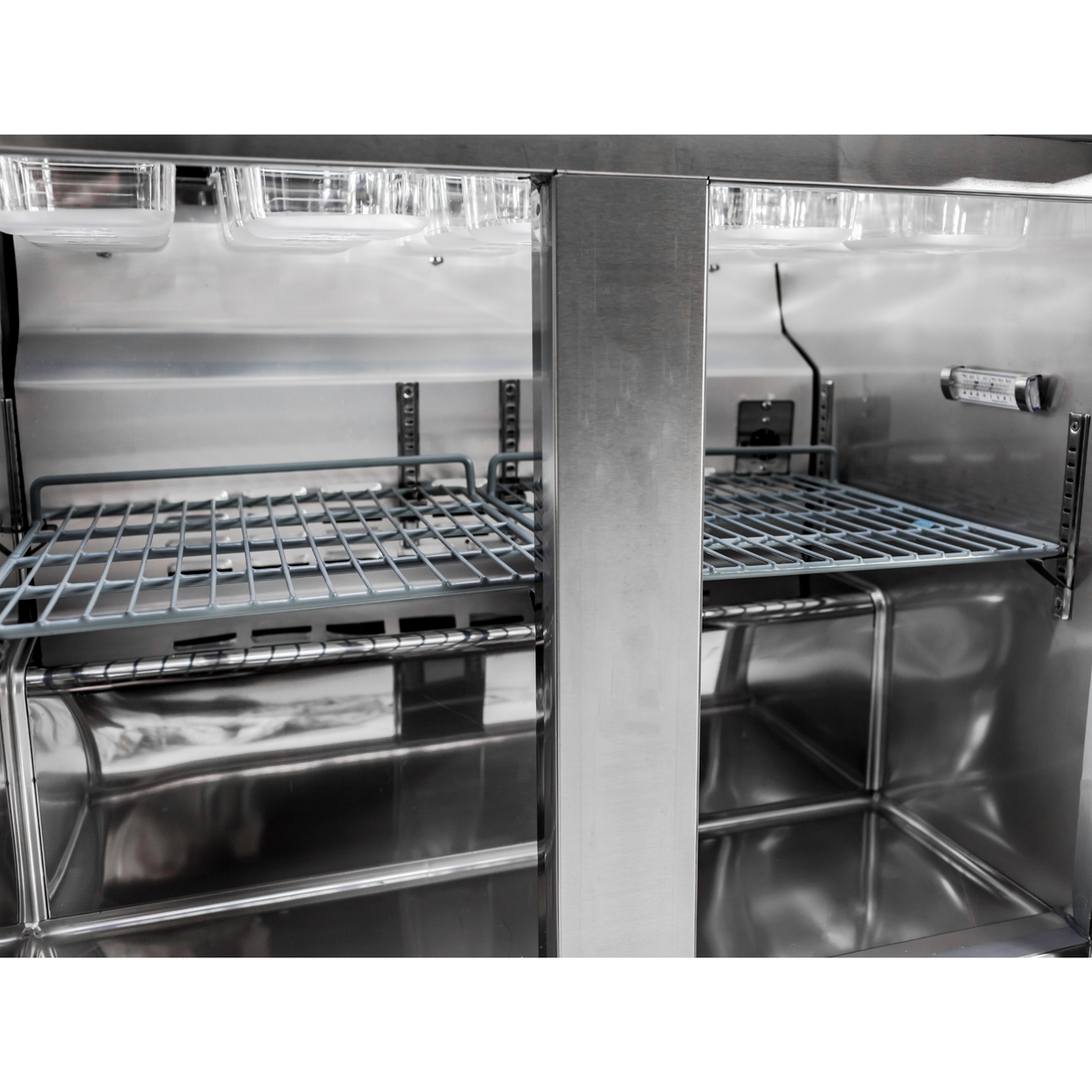 SABA SPS-36-15M - 36" Two Door Commercial Mega-Top Sandwich Prep Table with 15 Pans