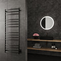 Selene Wall Mounted Electric Towel Warmer in Black - SELEBLK15